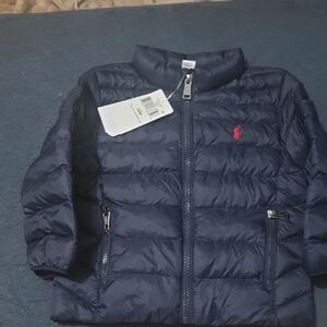 Ralph Lauren Kids Navy Puffer Jacket